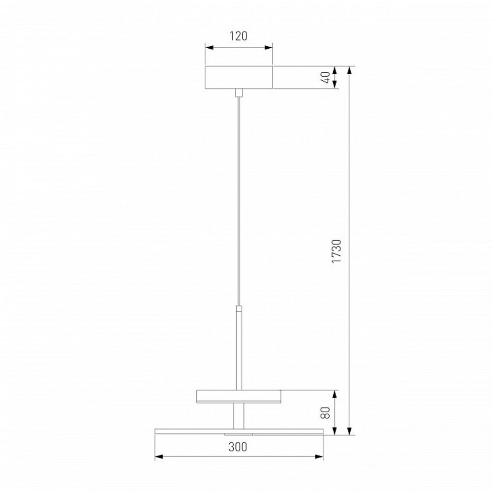 Подвесной светильник Eurosvet Thasos 40342 LED черный
