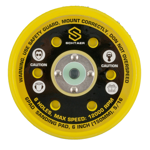 Опора для шлифовальной машинки Schtaer 6pad (150 мм, 6 отверстий)