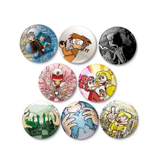 Набор значков Земля Королей. Трефовый том