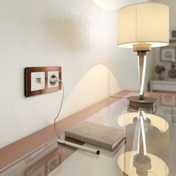 Розетка с заземлением и со шторками, без рамки с Wi-Fi Werkel слоновая кость W1171603