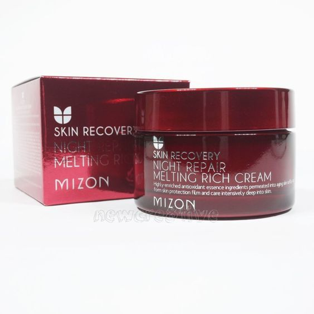 Тающий насыщенный ночной крем |Mizon | night repair melting rich cream (50ml)