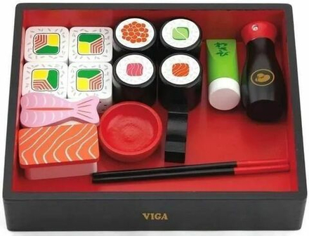 Сюжетно-ролевой набор Viga - Деревянный игровой набор - Суши-сет - Вига 50689
