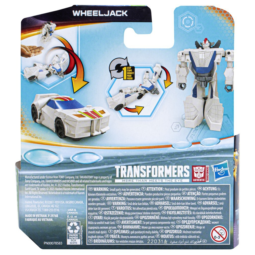 Hasbro Transformers EarthSpark - Фигурка Wheeljack 1-step flip F6715 / артикул   F6229 F6715  / GTIN 5010994183257