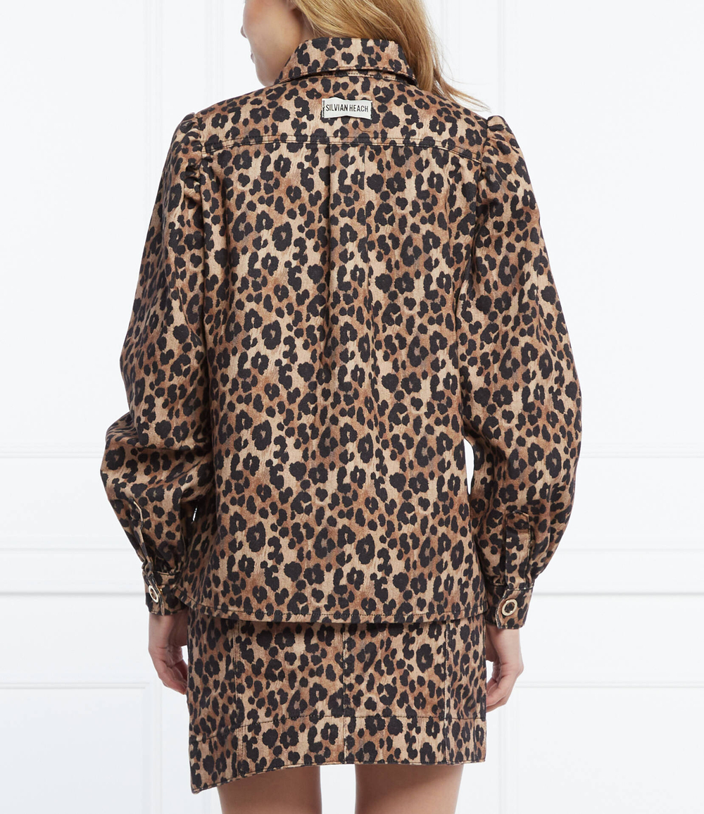 рубашка fivix Silvian Heach - коричневый(PGA21133CA)