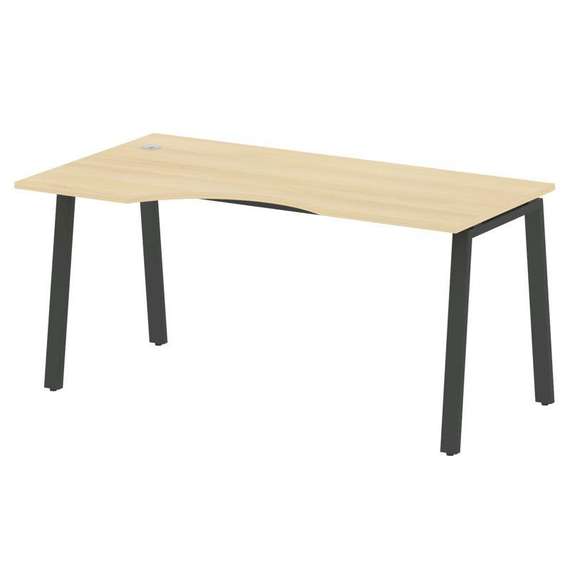 Метал Систем Стол криволинейный левый на А-образном м/к БА.СА-1 (L)  1600*900*750