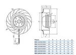 Центробежный вентилятор RB2C-280/081 K205 I