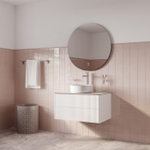 Тумба подвесная IDDIS Aiger, со столешницей, 80 см, белый, AIG80W0i95K