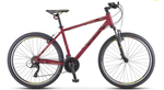 Велосипед 26" STELS Navigator-590 V, рама 16, бордовый/салатовый
