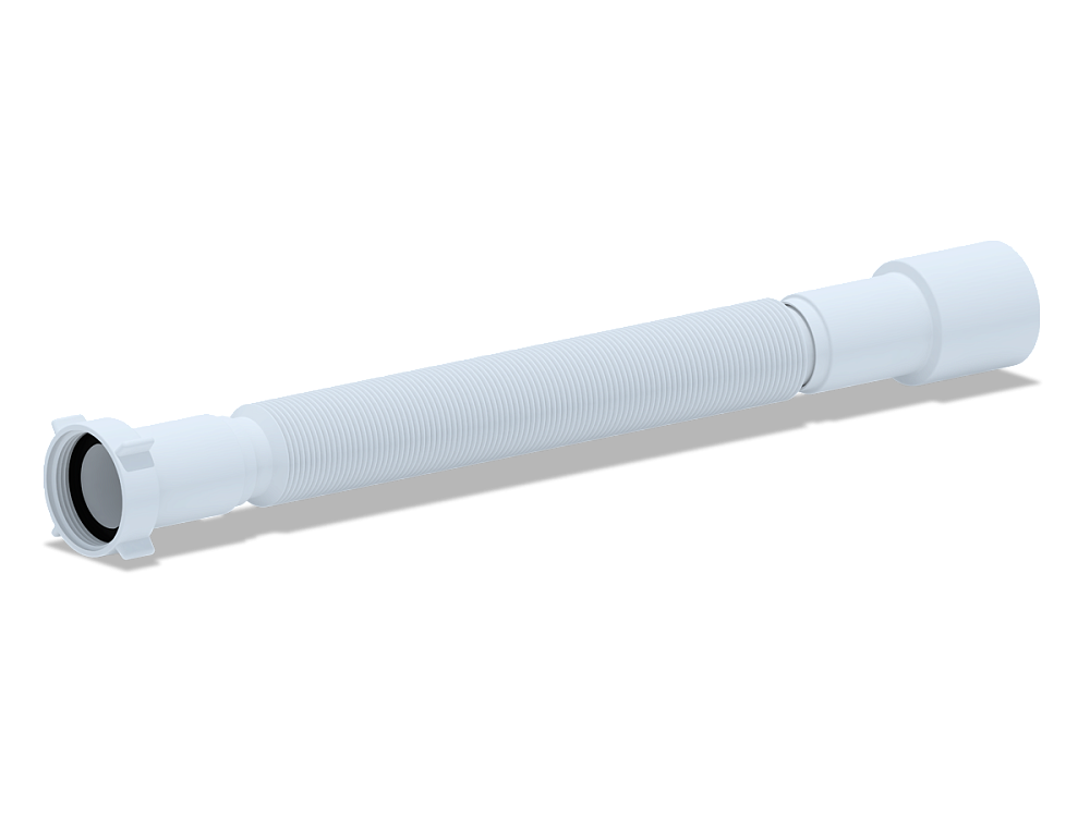 Труба гибкая "АНИ" K116 с гайкой 1 1/2 дюйма 40-50х541-1371 мм