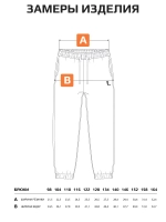 Брюки трикотажные спортивные на физкультуру