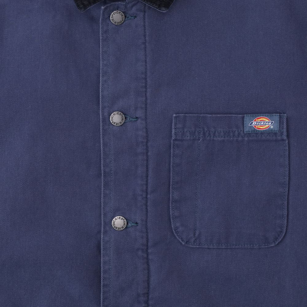 Куртка Dickies Stonewashed Duck Lined Chore Coat (stonewashed navy)