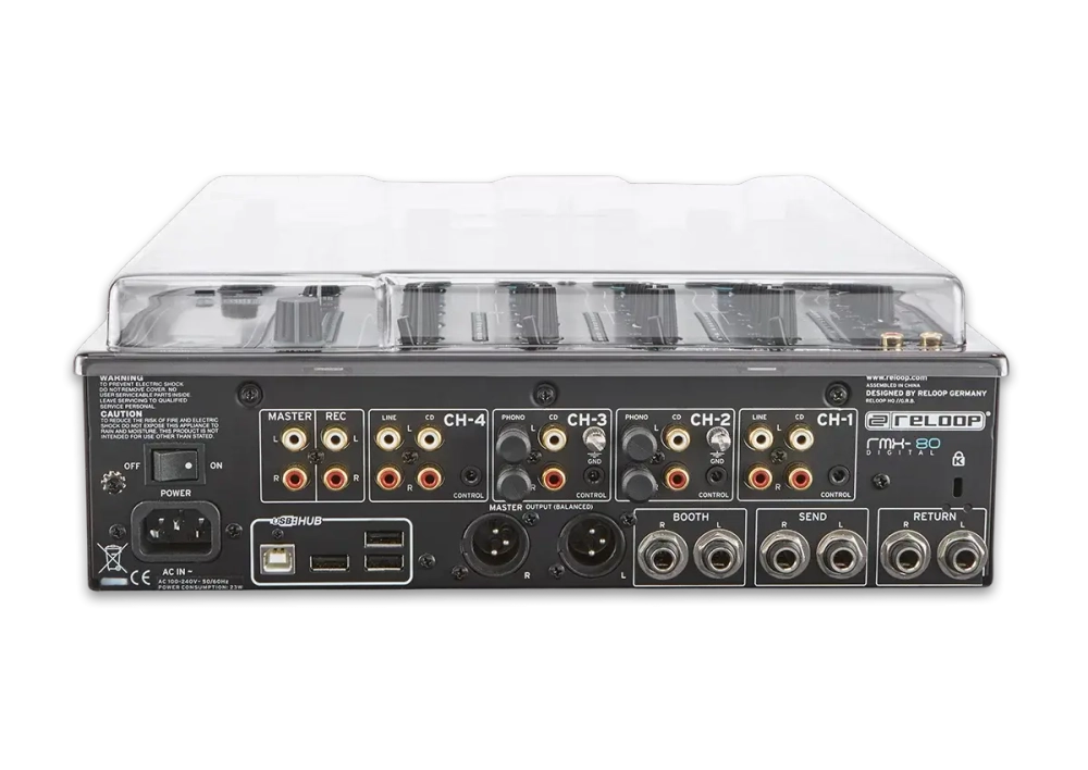 Decksaver Reloop RMX95/90/80/60 Ecler Nuo 4.0 Cover