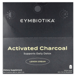 Cymbiotika, Активированный уголь, лимонный крем, 26 пакетиков по 10 мл (0,3 жидк. Унции)
