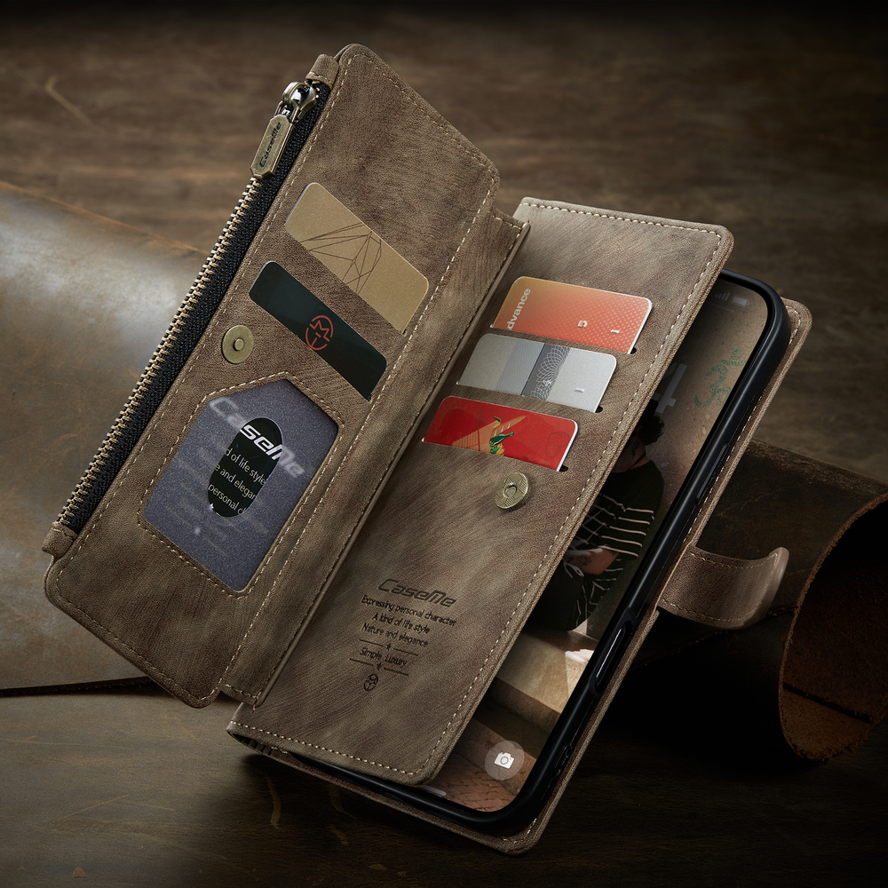 Многофункциональный чехол-кошелек CaseMe 3 in 1 Matte Wallet для iPhone 17