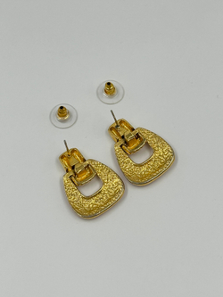 Серьги с красной эмалью