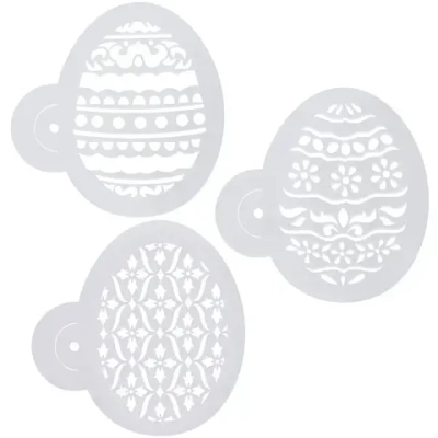 Трафареты для украшения пасхальной выпечки. Набор 3шт. VL80-284