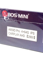 Автомагнитола 1DIN с экраном 6.58" Android 4+64GB BOS-MINI BOSA659D PRO