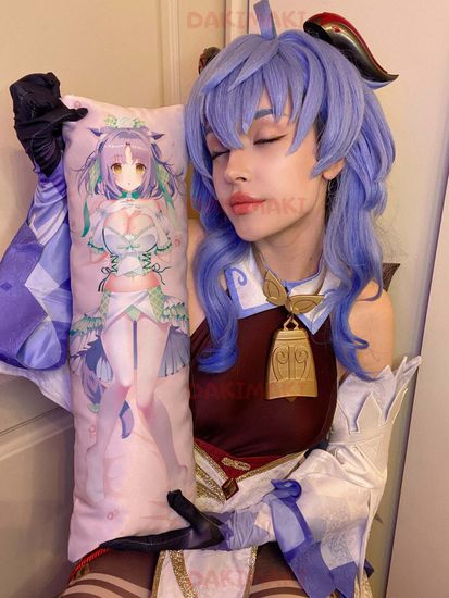 Мини дакимакура Синнамон из Кошачий рай Некопара арт. M0200, 60х20 см