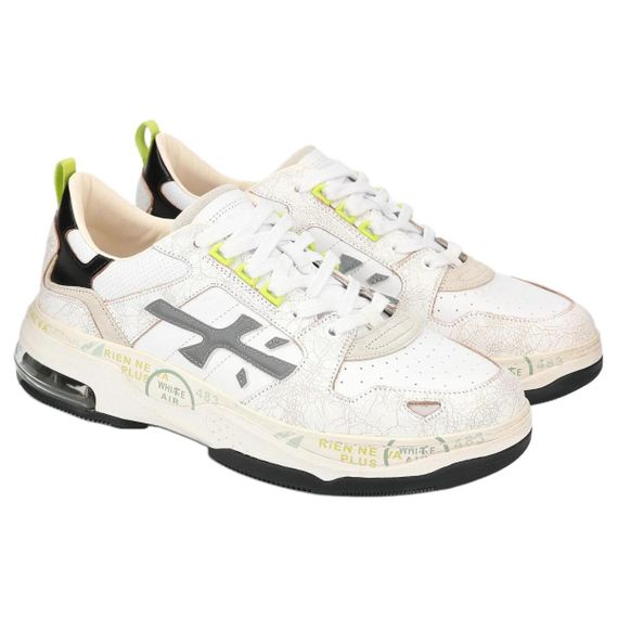 Premiata Suede Low-Top 'White Grey'