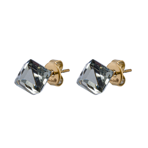 Серьги пусеты Fiore Luna  Grey SWE2127/2 GRE G