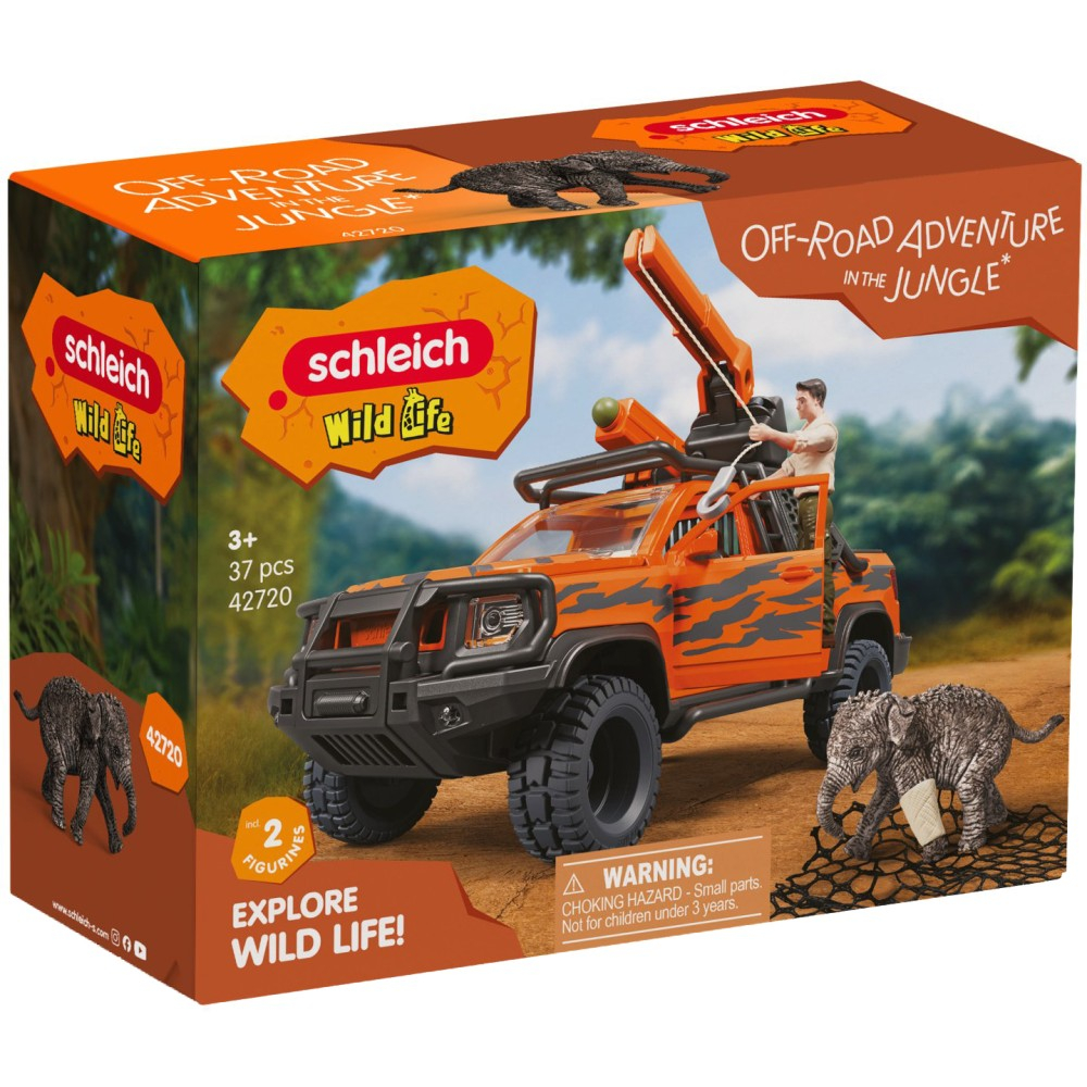 Schleich S 42720 — Внедорожник искателей приключений в джунглях — фото 1