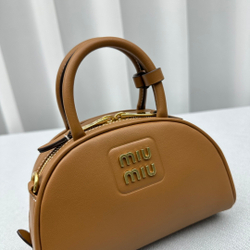 Miu Miu Leather Top-Handle Bag 18 cm