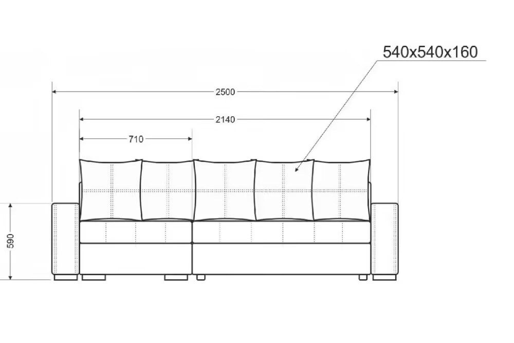 Диван угловой левый "Августин" (Antonio java), Комфорт-S, г. Ижевск