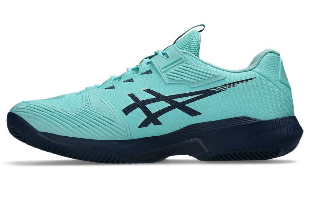 Мужские кроссовки теннисные Asics Solution Speed FF 4 Clay - illuminate mint/night sky