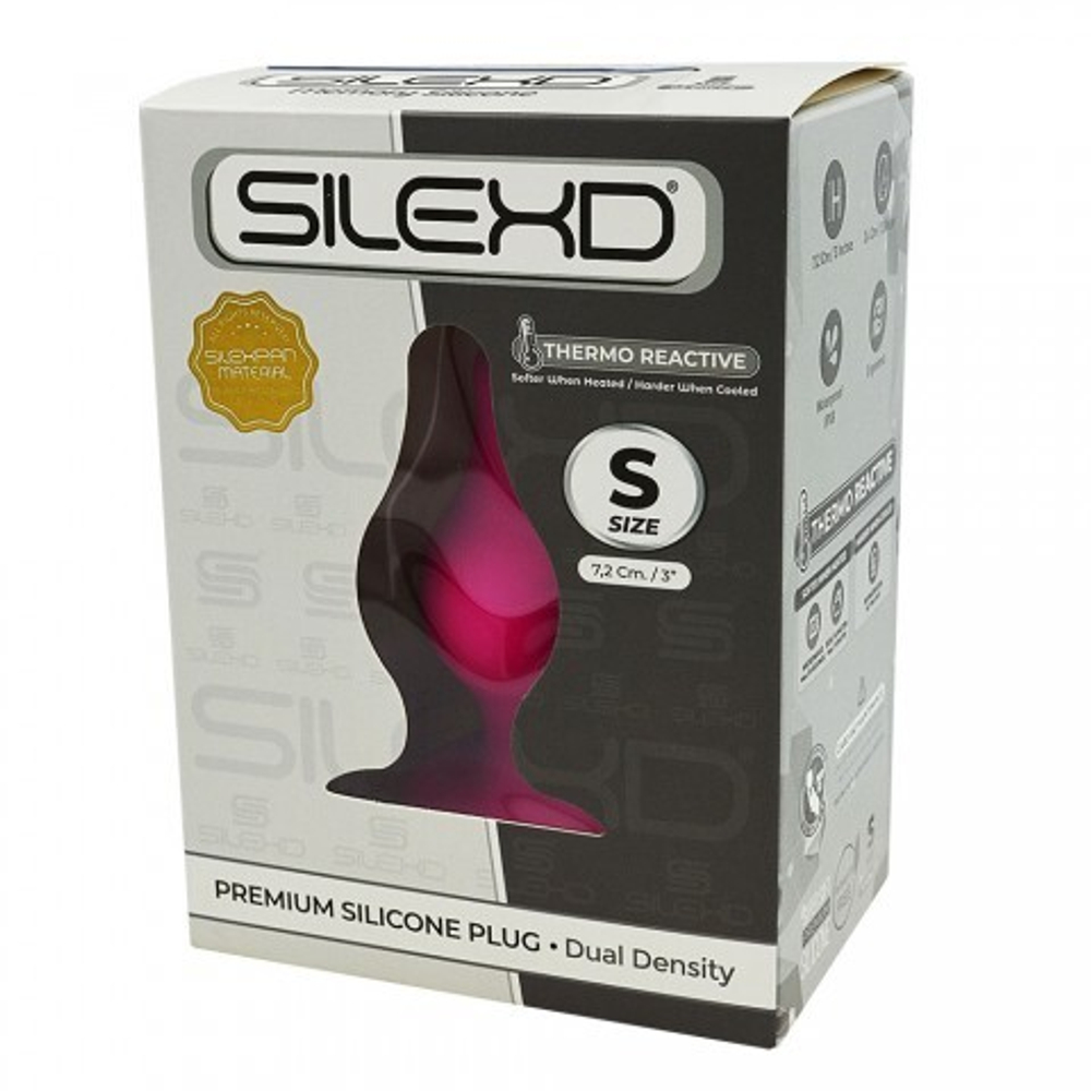 Анальный плаг Model 2 от SILEXD S розовый
