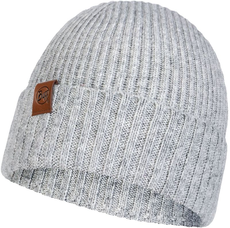 Вязаная шапка Buff Hat Knitted Biorn Light Grey Фото 1