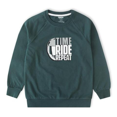 Джемпер д/мал р.140 зел (Такро) 1449F-7/10