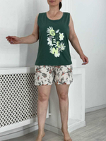 [m]Пижама х/б шорты+майка УшМ0005