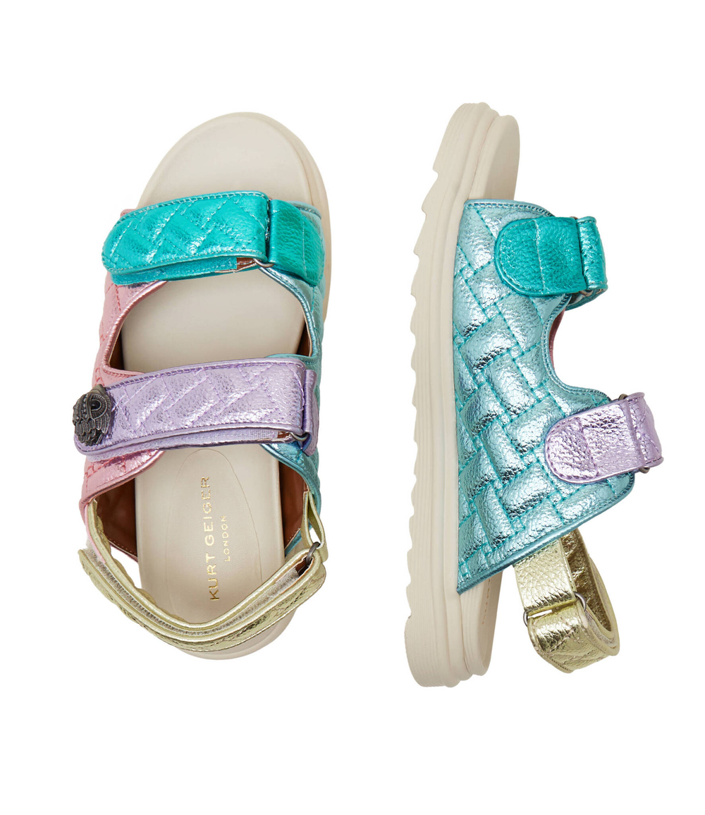 Кожаные босоножки Kurt Geiger - разноцветная(8955357109)