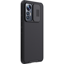 Усиленный двухкомпонентный чехол от Nillkin CamShield Pro Case для Xiaomi Mi 12 Lite 5G с защитной шторкой для камеры