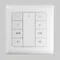 Кнопочная настенная панель 8-ми клавишная DALI Lighting control 721053