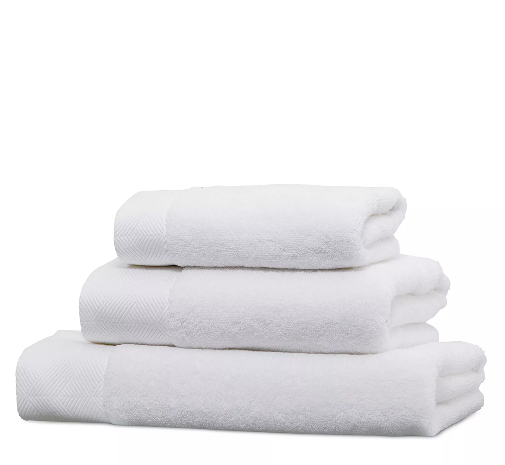 Полотенце Frette Diamonds Bordo White (50 x 76 см)