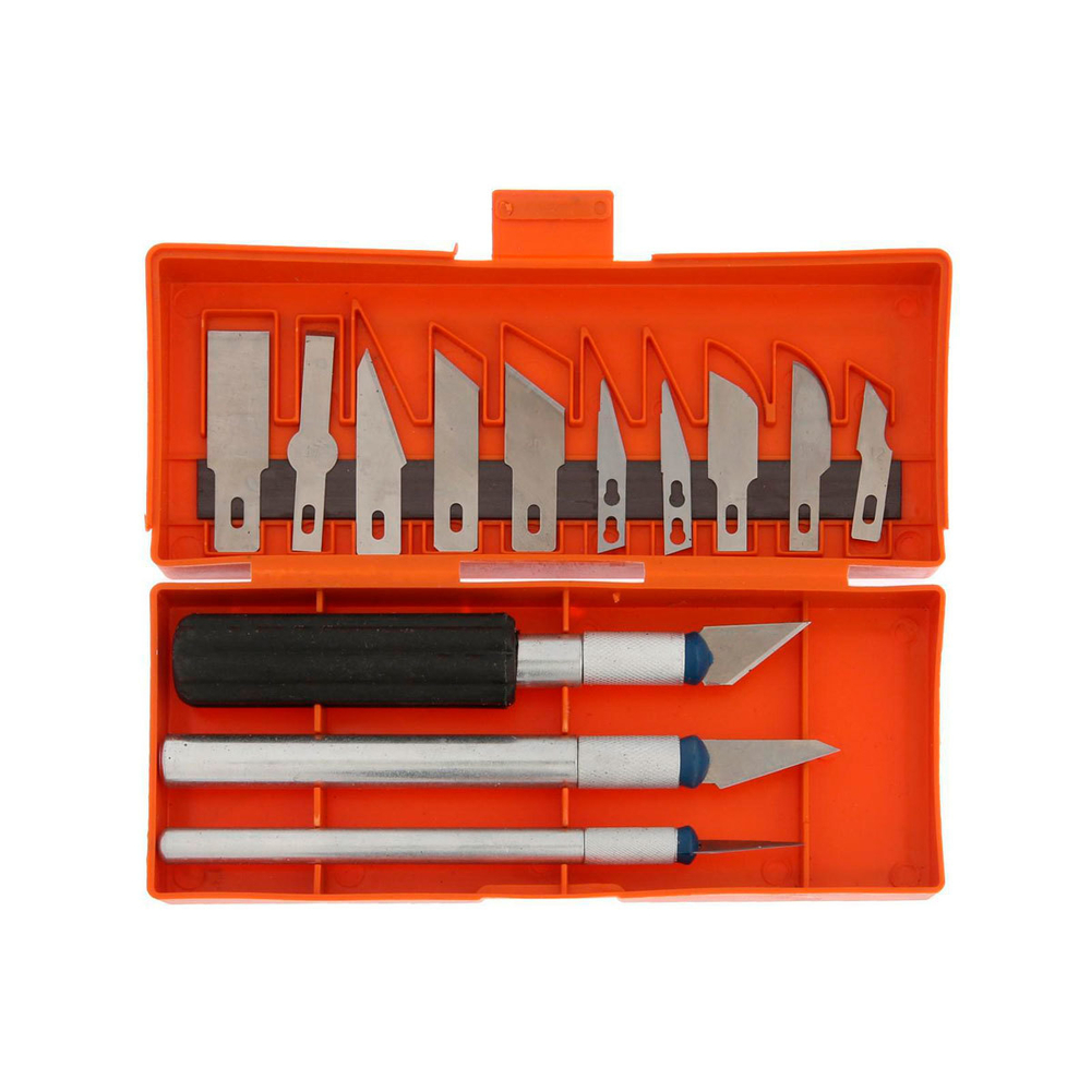 Набор ножей Hobbi, для резьбы по дереву, 13 лезвий