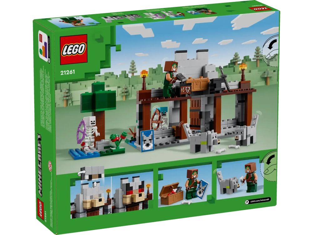 Конструктор LEGO Minecraft 21261 Волчья крепость