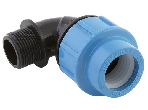 Отвод Джилекс ПНД с наружной резьбой 32х1quot; (15 шт. в уп.)