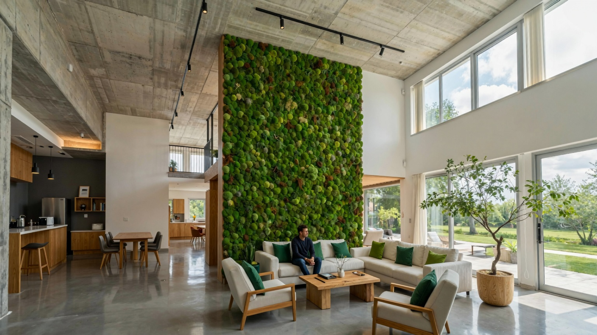 Создаём атмосферу уюта и природной гармонии в доме — искусственные растения, декоративные скалы и зелёные композиции, не требующие ухода