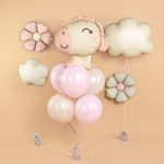 Шар (27''/69 см) Фигура, Облако, Сатин, 1 шт. в уп.