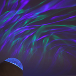 Светильник-ночник проектор неба BY Сфера, 3W, USB, пульт ДУ, D9×8 cм, пластик, белый