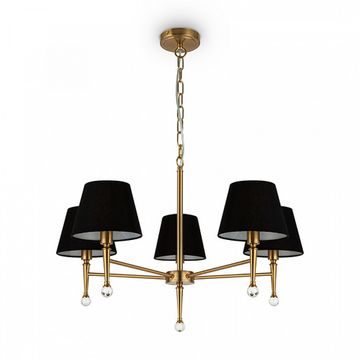 Люстра подвесная FR5190PL-05BS черный Rosemary Freya