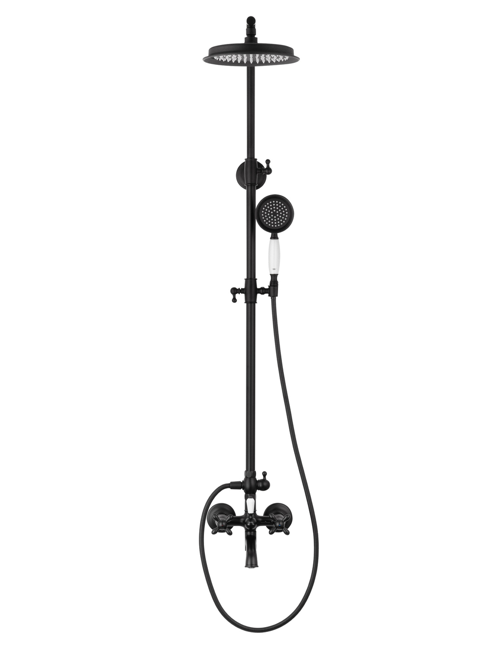 Душевая система WONZON & WOGHAND RETRO, Черный матовый (WW-88739020-MB)
