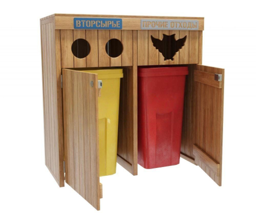 Урна для раздельного сбора мусора «Сова»