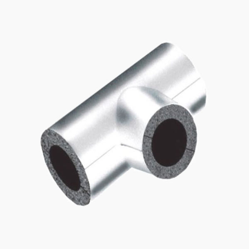 Тройник 90° из вспененного каучука равнопроходной K-FLEX ST с покрытием AL CLAD