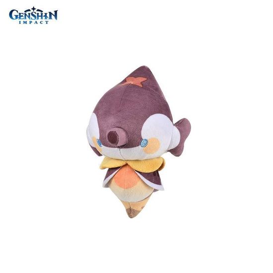 Брелок плюшевый Genshin Impact Bubble Seahorse Brown 6976525004875