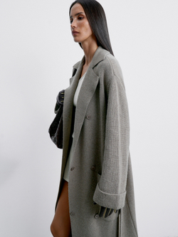 Кардиган-пальто SAHAR, мокко