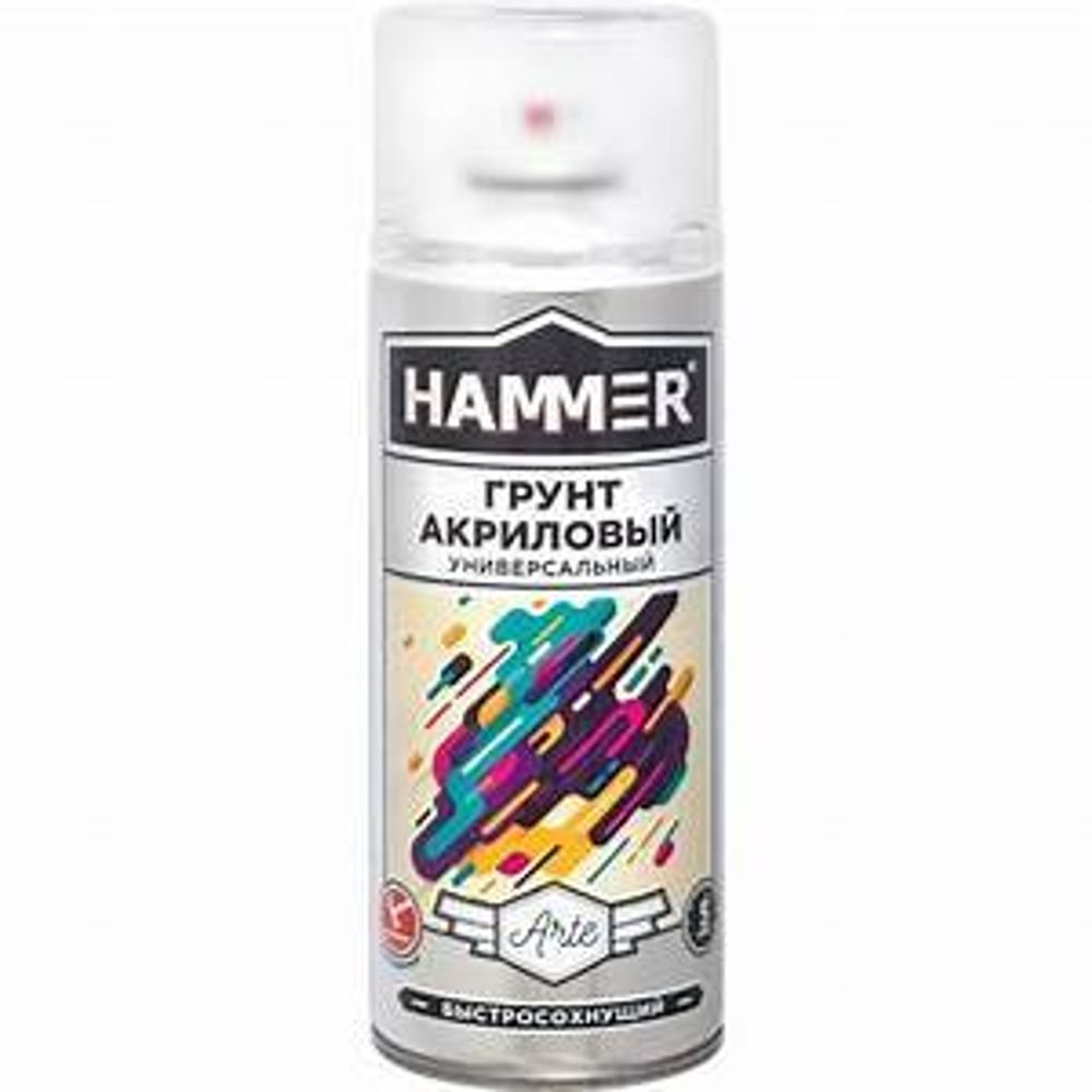 Грунт акриловый черный 520мл./0,27кг HAMMER