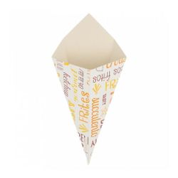 Кулек для фри/снеков Parole 100 г, 22*12,5 см, 200 шт/уп, картон, Garcia de PouИспания